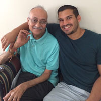 Sunil Shah (left) with his son, Shalin (Courtesy photo)