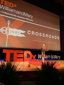The theme of this year's TEDx event was "Crossroads." (Photo by Kristen Popham '20)
