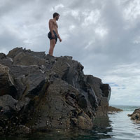 Patrick Abboud at Noosa Heads, Queensand, Australia in 2019. (Courtesy photo)