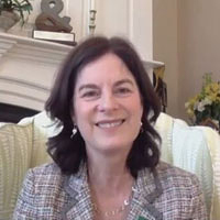 William & Mary President Katherine A. Rowe hosted a virtual community conversation March 27.