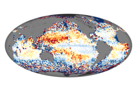 Researchers have now observed zooplankton vertical migration at the global scale thanks to the CALIPSO satellite. (NASA image)