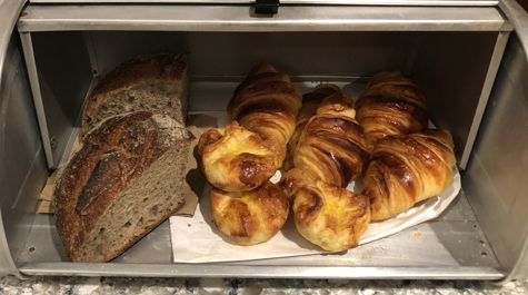 Anthropology Professor Brad Weiss delights in the effort to bake the perfect loaf, and he loves to give his bread to friends. (Submitted photo)