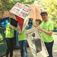 EcoReps in action (Photo courtesy of Sustainability)