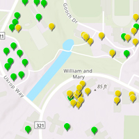 An image of the campus gratitude map