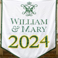 A banner that says William & Mary 2024