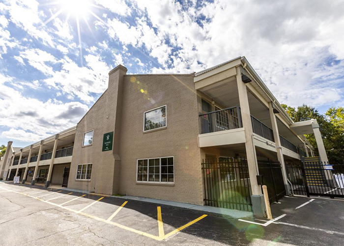 Richmond Hall was converted into a designated quarantine and isolation dorm on campus. (Photo by Jim Agnew)