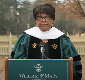 Jacquelyn McLendon, professor of English and Africana studies, emerita, received an honorary Doctor of Humane Letters degree.