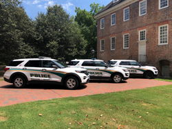 W&M Police vehicles