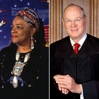 Faith Ringgold and Justice Anthony Kennedy
