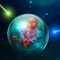 Illustration of an atom 