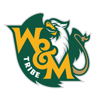 Athletics logo. Characterized griffin with letters "W" and "M" and the word "Tribe."