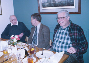 Three members of the Wednesday Lunch Group are (from l) Wayne Kernodle, Jim McCord and Terry Meyers.
