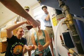 Biofuel plant in Keck lab. By Stephen Salpukas.