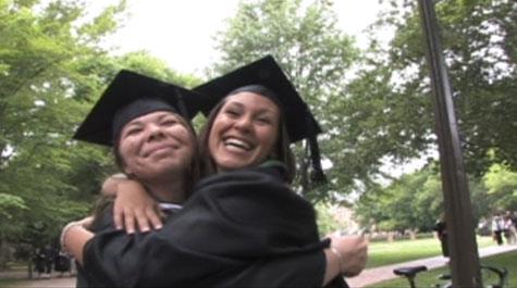 Commencement walk and talk