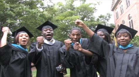 Commencement walk and talk