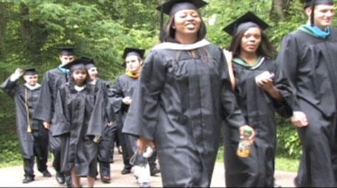 Commencement walk and talk