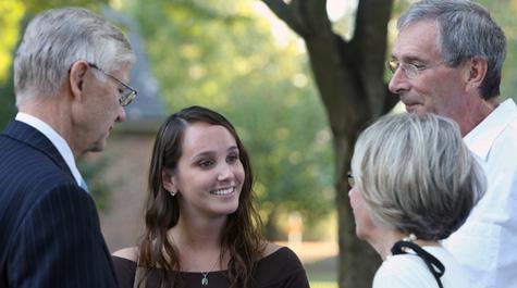 Meeting the president