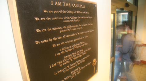 Secret society, public plaque