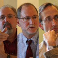 Professors William Fisher, Harvey Langholtz, and J. Timmons Roberts