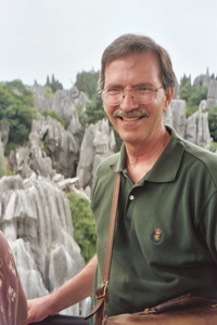 Canning in 2004 when he served as a scholar-escort for the Fulbright-Hays summer seminar in China. (Courtesy photo)