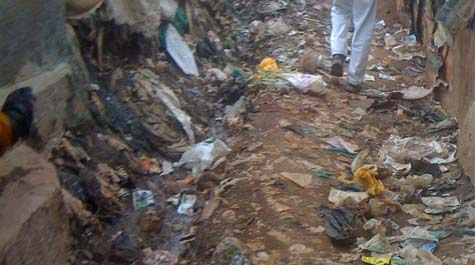 The streets of Kibera