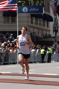 Schoener in the Boston Marathon