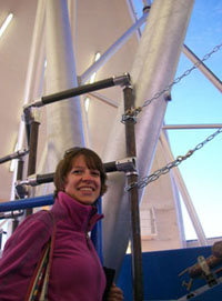 Francesca Fornasini at the Gemini Telescope