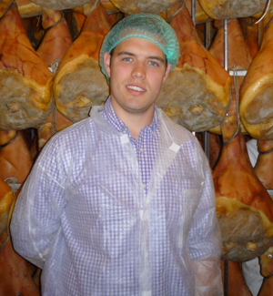 St. John at the San Nicola Prosciutto factory (Parma, Italy)