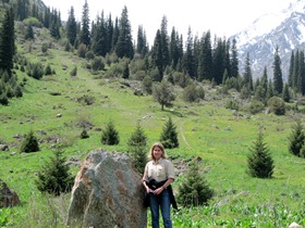 Professor Warren in Kyrgystan