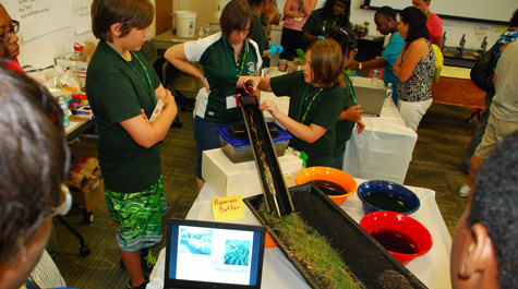 Students learning from students