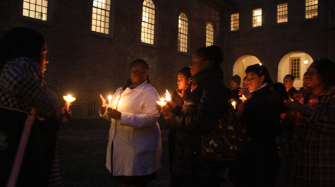 Lifting their voices