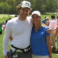 Erika and Chuck Malik at Augusta National