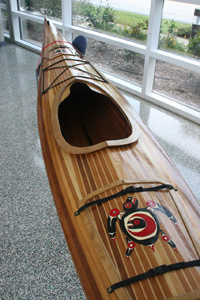 The 17-foot kayak