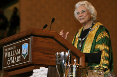 Sandra Day O'Connor at William & Mary in 2009