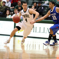 Matt Rum drives against Georgia State