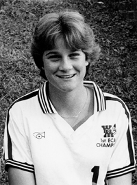 Jill Ellis during her Tribe soccer days.