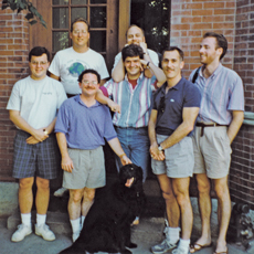 GALA board meeting in Boston, 1992. Photo courtesy of Wayne Curtis '82.