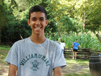 Incoming freshman Adam Tobias said William & Mary’s commitment to service in the community attracted him to the university, so he was naturally interested in 7 Generations. “And I thought it was a good opportunity to meet people before orientation,” he said.