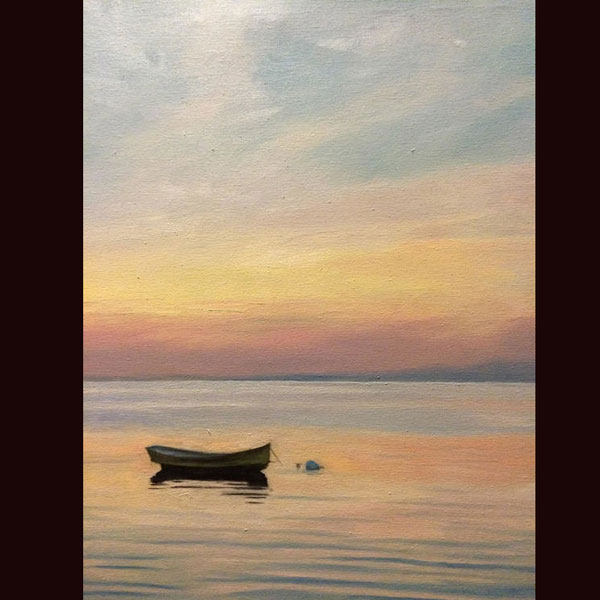 "Horizon," oil on canvas (Photo courtesy of Norah Peterson)