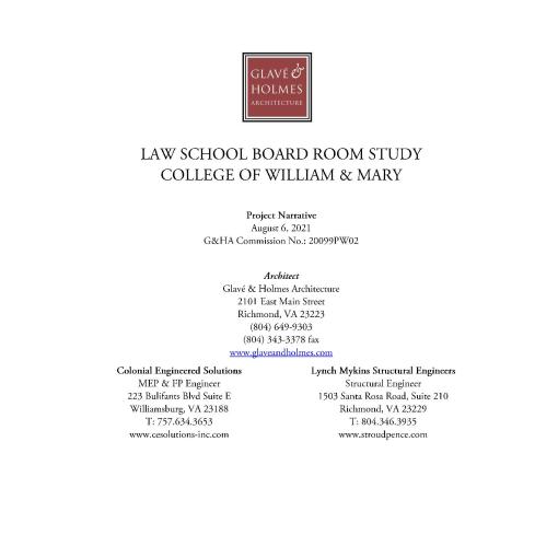 Law Board Room Study