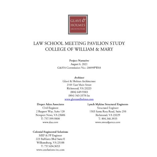Law School Meeting Pavilion (2021)