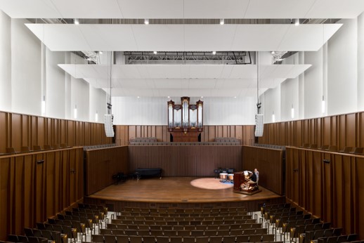 The Music Arts Center's Concert Hall, photo by HGA