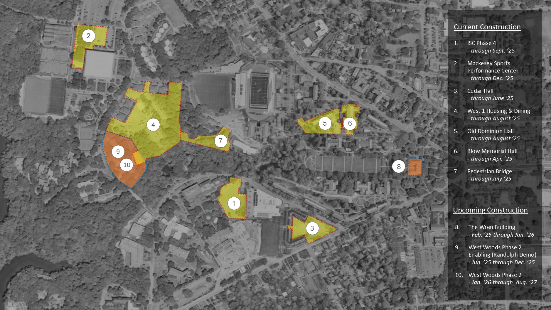 Current Campus Construction Map - 250117 Fpdc Construction Map 