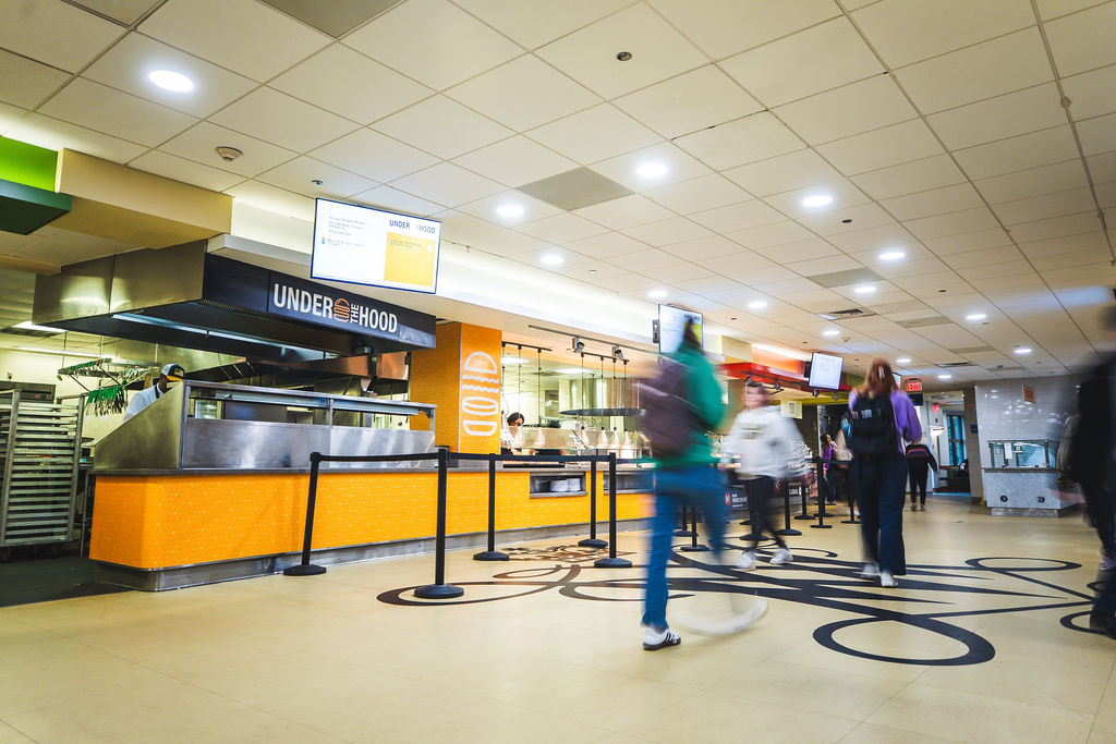 Sadler dining hall station