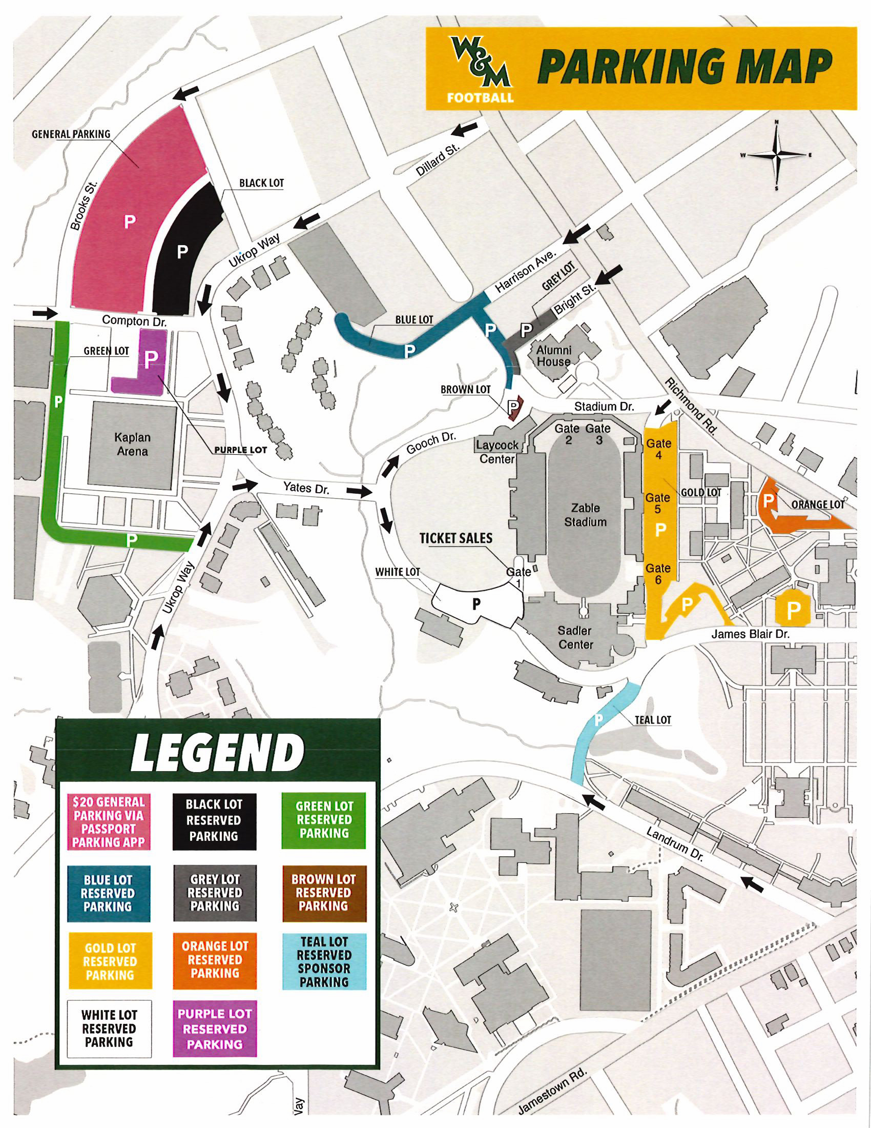 FB 2026 Parking Map