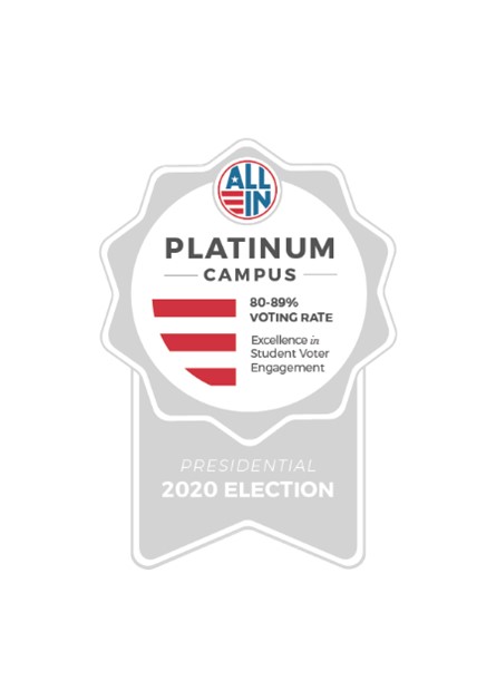 W&amp;M recognized as platinum voting campus