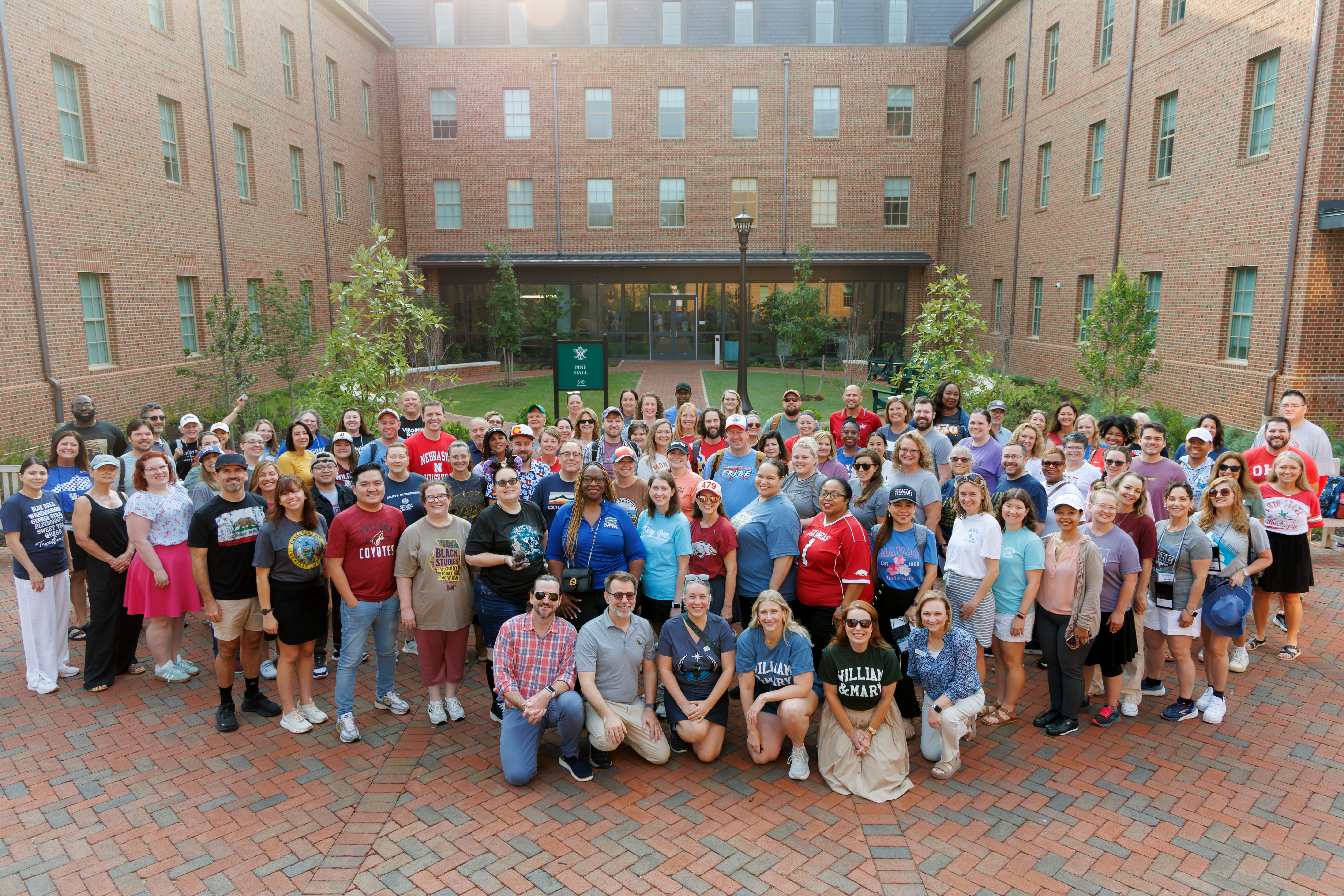 All 100 delegates gathered on campus at W&M
