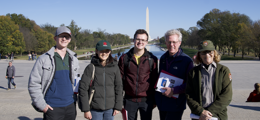 John Donahue Class on the Mall