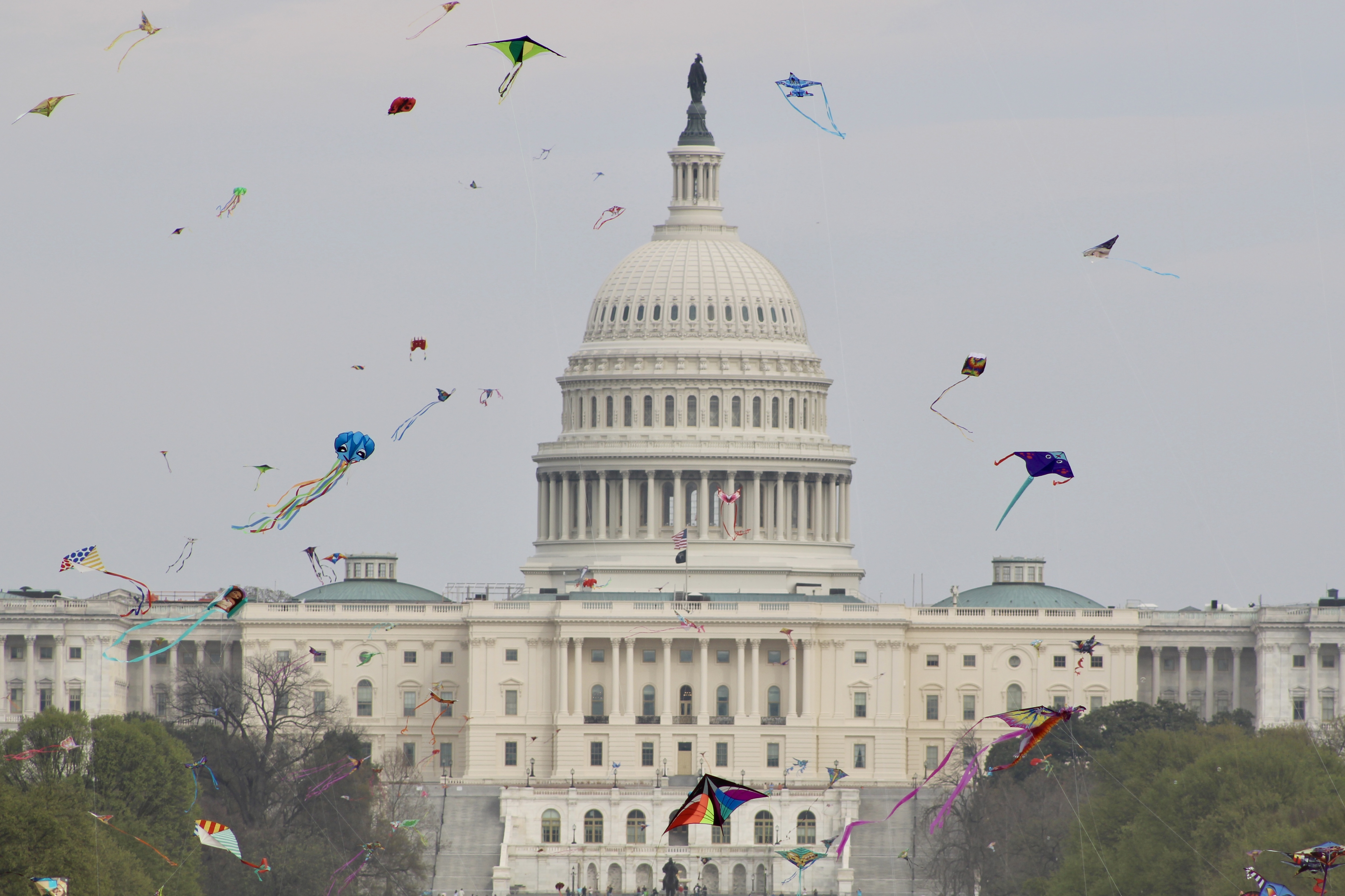The Capitol Building in summer.