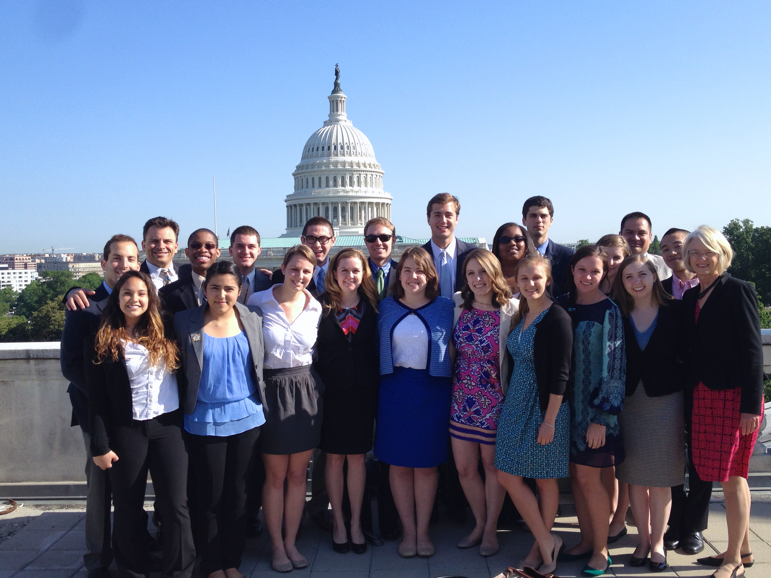 LCE on Senate Roof